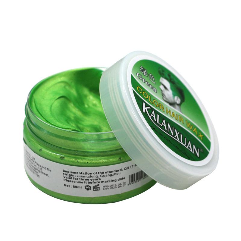 One-time hair dye, granny gray colored hair clay, colored hair wax for men, one-time hair dyeing